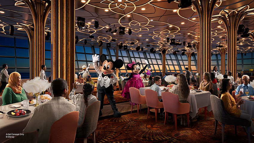 迪士尼郵輪-餐廳